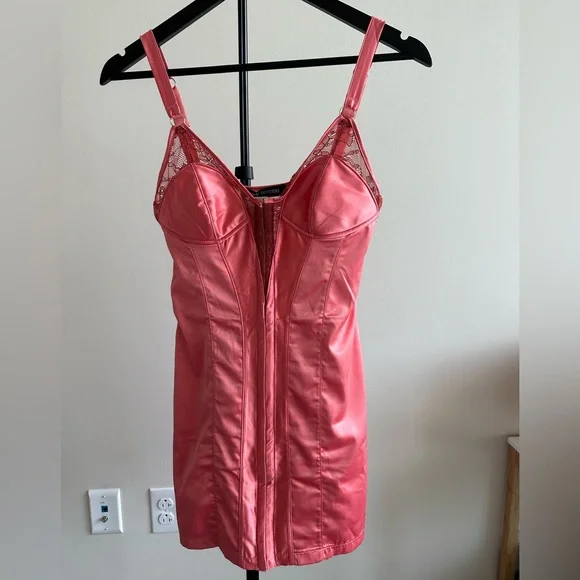 NWT UO Piper Satin Hook & Eye Mini Dress size Small - Picture 7 of 9